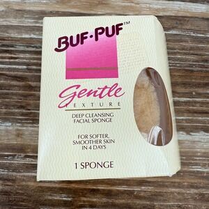 Buf-Puf Gentle Deep Cleansing Facial Sponge‎ NEW OLD STOCK